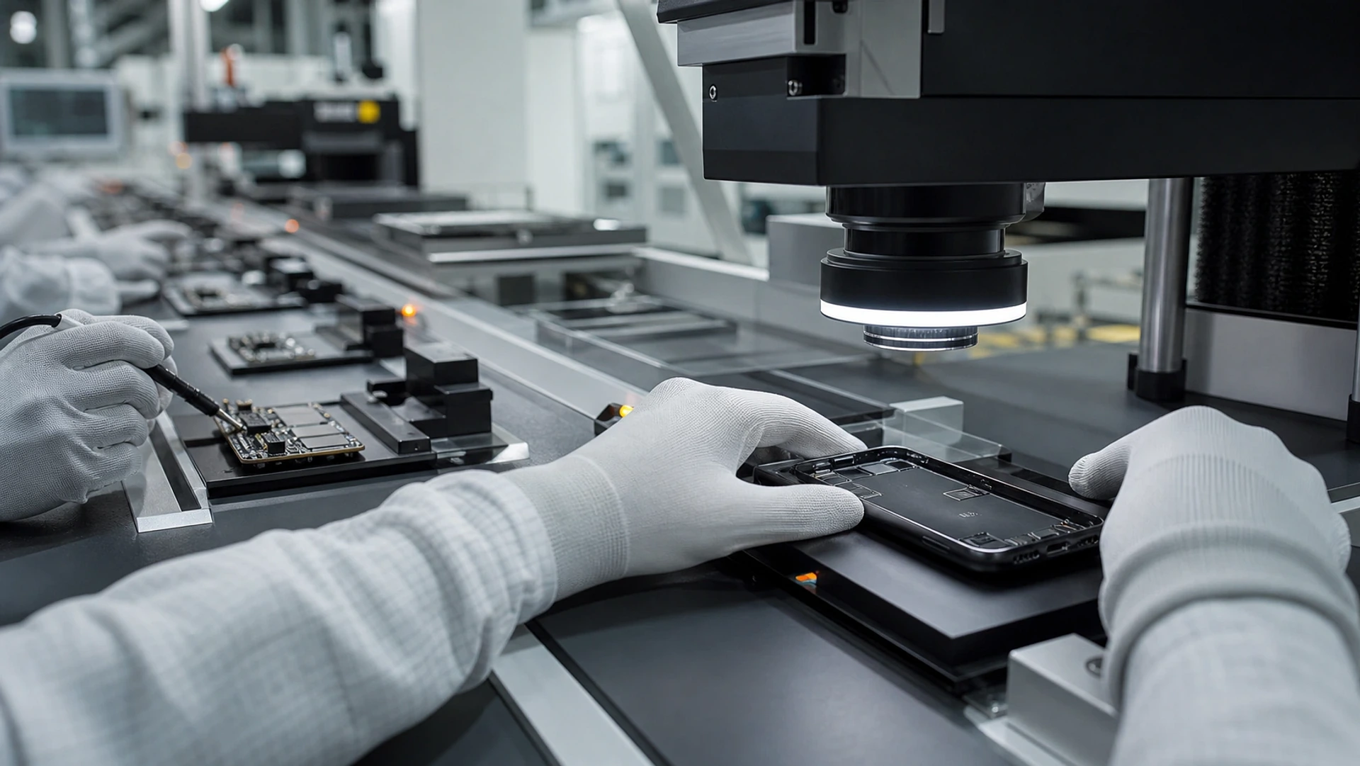 Ovion elektronik üretim ve hassas kalite kontrol süreci