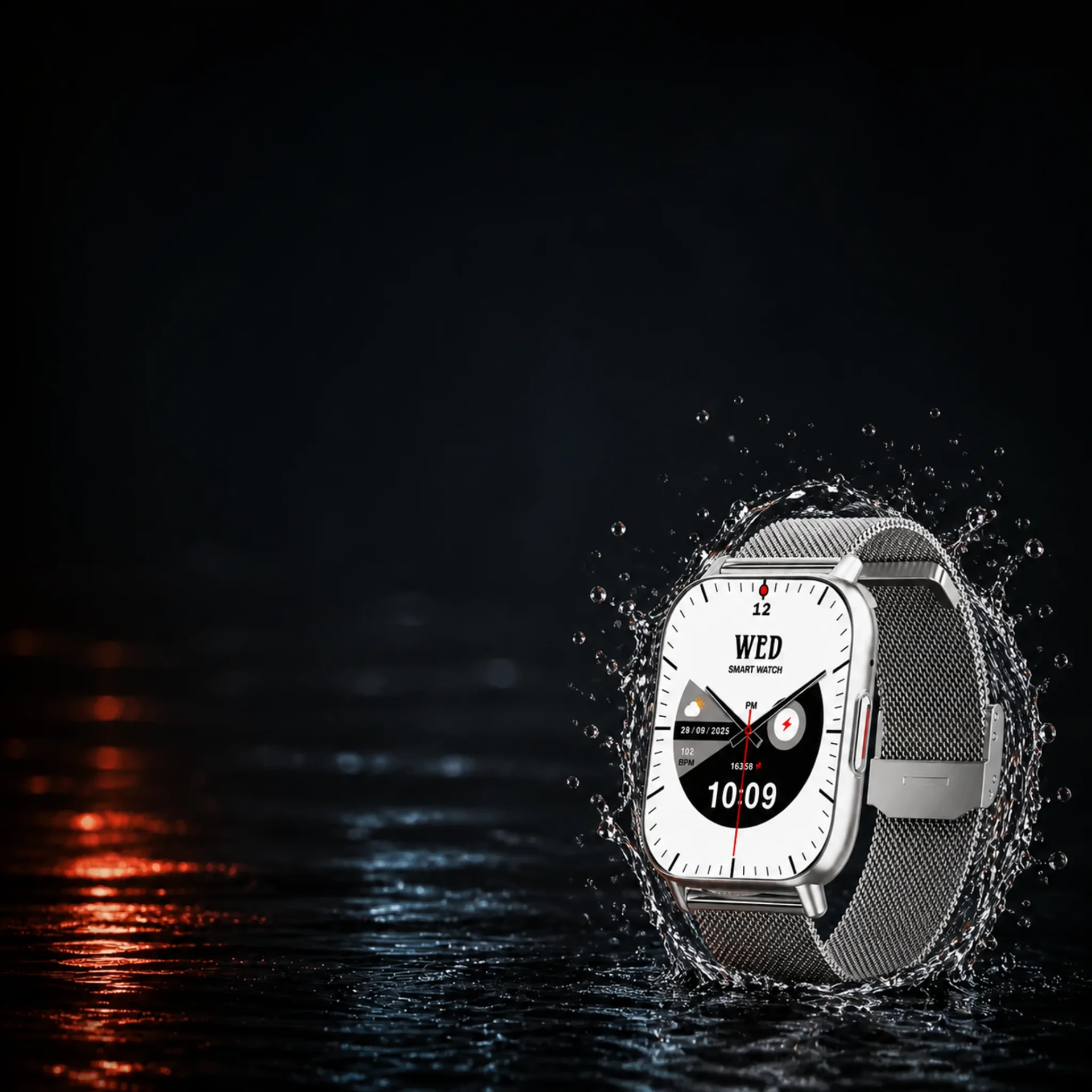 Zinc Alloy Gümüş. Sade Zarafet. — IP65